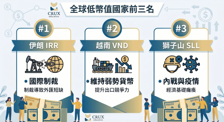 全球低幣值國家